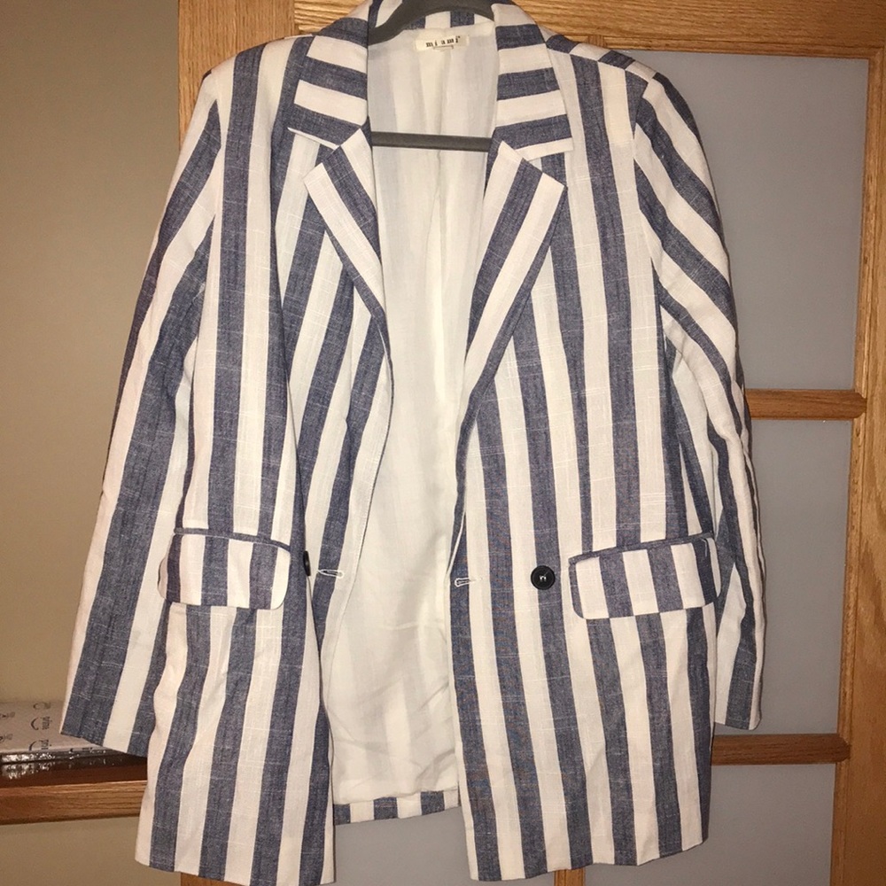 Striped blazer